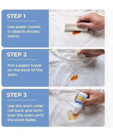 3Pcs Magic Stain Remover Rolling Bead Portable Emergency Stain No-Wash Instant Stain Remover Pen Effectively Remove All Kinds of Stains Does Not Damage Clothes - Buy Online on GoSupps.com