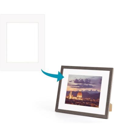 ZBEIVAN 11x14 White Picture Mats - Pack of 12, Bevel Cut Frame Mattes for 8x10 Pictures - Buy Online on GoSupps.com