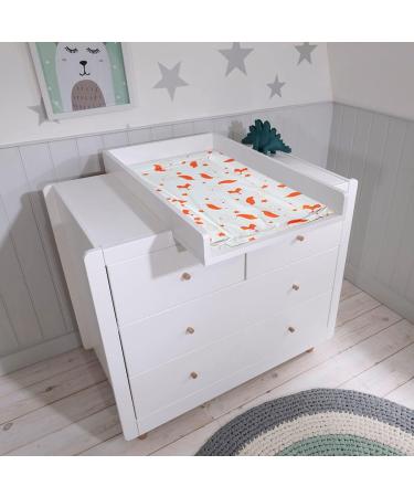 Callowesse Baby Changing Mat 79x47cm | Waterproof, Portable, Foldable | Red Foxes Design - Buy Online on GoSupps.com