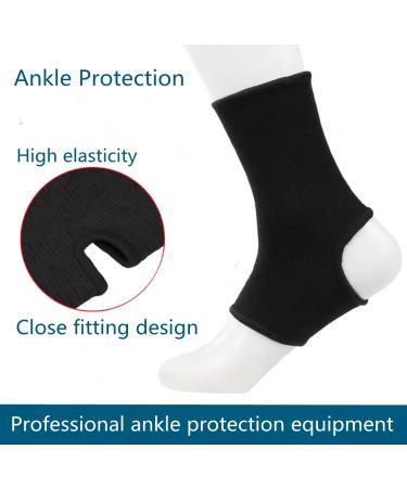 Compression Ankle Sleeve - Durable Support for Joint Pain & Injury Recovery | Ankle Brace in Black - Buy Online on GoSupps.com