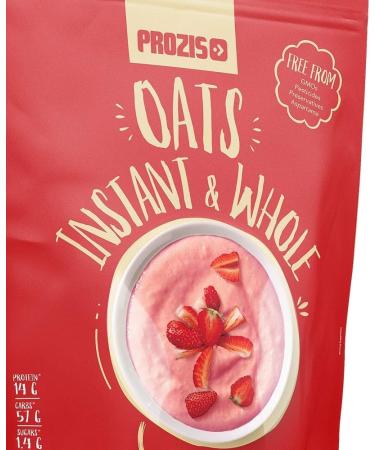Prozis Instant Whole Oat Powder 1250g Vanilla Cereal Enriched with High-Quality Protein and Carbohydrates - Suitable for Vegetarians and Vegans - Buy Online on GoSupps.com