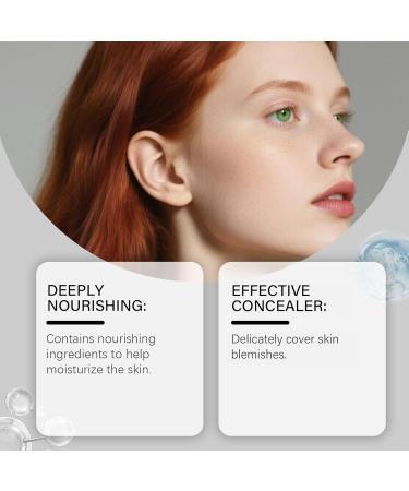  ACJZILQTJ Color-correcting concealer for the face color-correcting cream brightens the complexion minimizes pores and evens out skin tone long-lasting moisturizing foundation - Buy Online on GoSupps.com