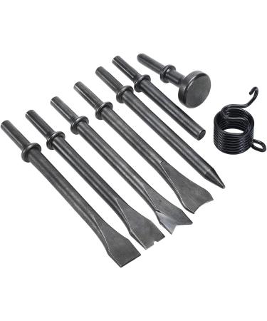 RELMON 8 Pcs Pneumatic Chisel Set for Air Hammer - 7 Shapes Concrete Masonry Drill Bits - Buy Online on GoSupps.com