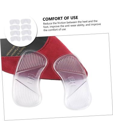 4 Pairs Half Size Back Heel Cushions - Portable Gel Heel Pads & Grips for Women s Shoes | Comfortable Shoe Accessories - Buy Online on GoSupps.com