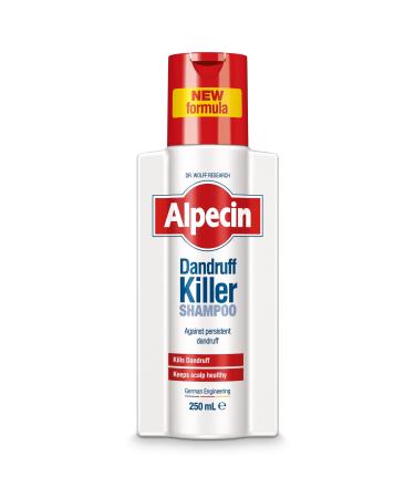 Alpecin Dandruff Killer Shampoo 1x 250ml | Effectively Removes and Prevents Dandruff | Hair Care for Men Made in Germany 250 ml (Pack of 1)