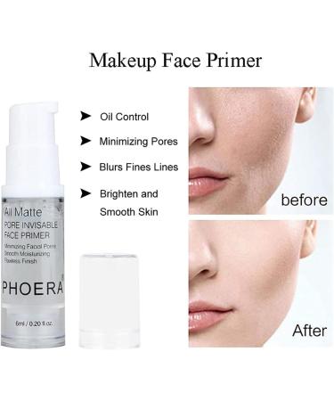 Phoera Foundation and PHOERA Prime PHOERA Makeup Hilareco Full Coverage Foundation Set Foundation Brush Powder Brush 5 Makeup Sponge Flawless 30ml Natural Matte Oil Control (101+102/Porcelain+ Nude) 340 g (Pack of 1) 101+102/Porcelain+ Nude - Buy Online on GoSupps.com