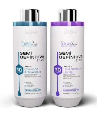 Forever Liss Semi Definitive Brush 3D Power System Kit keratina shampoo - Buy Online on GoSupps.com