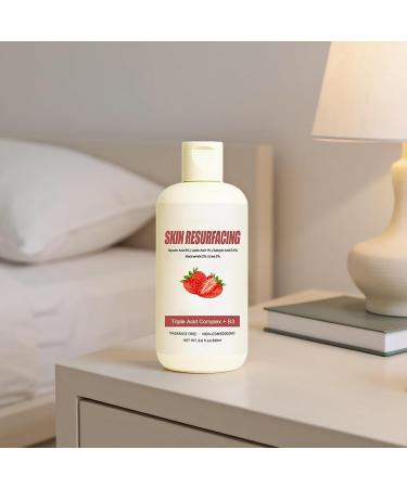 Youngwier Strawberry skin renewal cream 200 ml moisturizing cream for uneven skin nourishing lotion for women men face body legs arms neck youth girls in case of irregularities - Buy Online on GoSupps.com