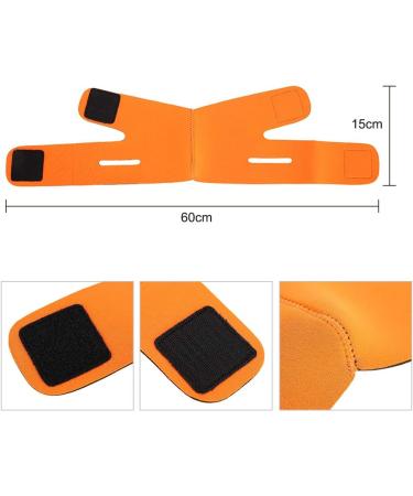 Face Slimming Cheek Mask V Face Line Belt - Orange Chin Lift Up Anti Wrinkle Sleep Mask - Buy Online on GoSupps.com
