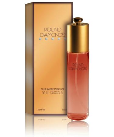 Round Diamonds Perfume - Our Impression of White Diamonds: Size 3.3 Ounce