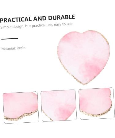 Ipetboom Nail Palette Nails Gel Acrylic Nail Manicure Nail Tip Board Nail Art Tool Nail Mixing Plate Mixing Palette Gold Cosmetic Decor Nail Color Mix Board Resin Nail Piece Love Pink - Buy Online on GoSupps.com