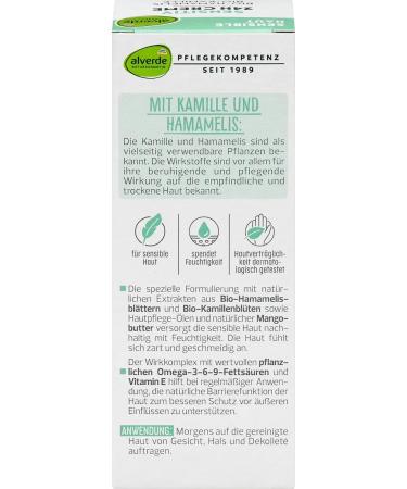 alverde NATURKOSMETIK Sensitiv 24h Cream 50 ml face and body cream for sensitive skin vegan natural cosmetics without paraffinmineral oils - Buy Online on GoSupps.com