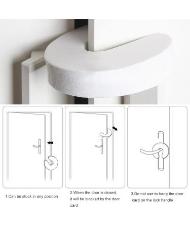 Nutabevr 12-Pack Children's Door Clamping Protection | Safe Foam Finger Guard for Babies Kids & Pets | Eva Foam Door Stopper & Window Locking Safety - Buy Online on GoSupps.com