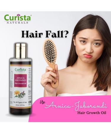 Buy Arnica - Jaborandi Hair Growth Oil | Strong & Shiny Hair | International Shipping Available - Buy Online on GoSupps.com