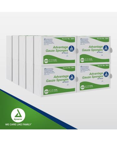 Buy Dynarex Advantage Surgical Sponges 8 Ply - 20 Count | Best Price & Fast International Shipping - Buy Online on GoSupps.com