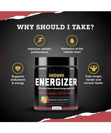 HRDWRK Keto Electrolytes Powder 50 Servings - Sugar Free Electrolyte Drink with Potassium and Magnesium - Pre-Workout Energy Booster - Buy Online on GoSupps.com