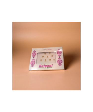 Bindis for Forhead Designer Bindi face Jewel Forehead Tikki Gold Silver Stickers Round 3 Dot Stone Bindi for Women(CM-Bindi-14) Medium