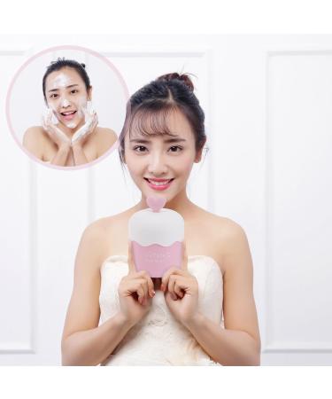 Veemoon 1pc Facial Foaming Cup Facial Foam Tool Portable Facial Cleansing Foamer Bubble Skincare Accessories for Home Travel(Pink) - Buy Online on GoSupps.com