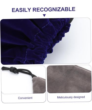 Healeved 2pcs Storage Bag Drawstring Hair Dryer Pouch Safe Hair Dryer Pouch Cotton Drawstring Bags Velvet - Buy Online on GoSupps.com