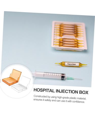 2pcs Healeved Medical Injection Storage Box - Assorted Colors 8.3X7.7X2.1cm - Buy Online on GoSupps.com