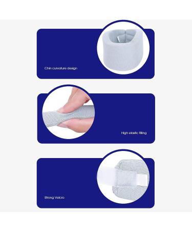 Neck Brace for Neck Pain and Support for Women Men Adjustable Foam Cervical Collar Relieves Spine Pressure Washable Soft Neck Support for Sleeping Stable Neck Collar (S) Small - Buy Online on GoSupps.com