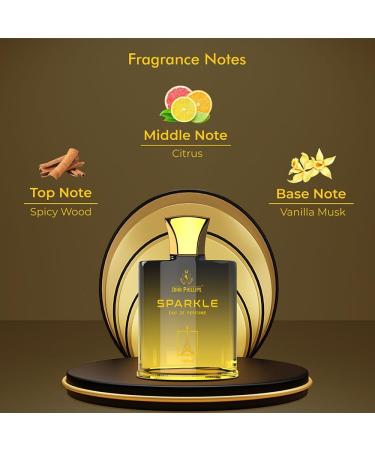 AARVVINTA CRAFT Sparkle Occasional Outing Eau De French Perfume For Men - 100 ml - Buy Online on GoSupps.com
