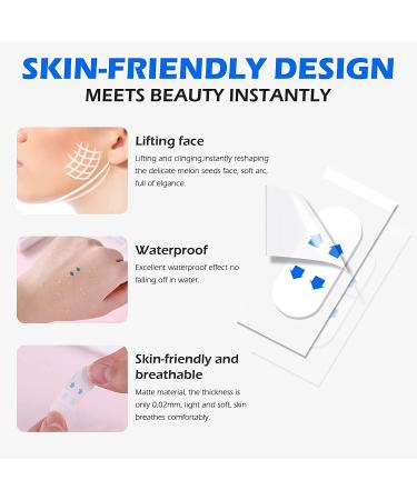 Face Lift Tape for V-Line Jawline - 40 PCS Invisible Double Chin Reducer - Buy Online on GoSupps.com