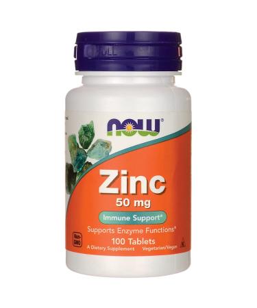 NOW Foods Zinc Gluconate 100 Tablets / 50mg