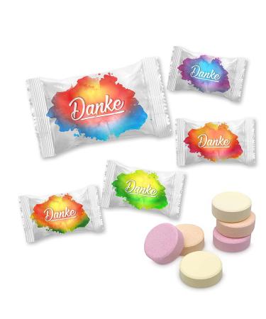 Dextrose "Danke Farbklecks" with vitamin C 800g corresponds to approx. 400 pieces - Buy Online on GoSupps.com