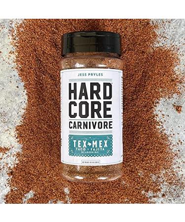 Hardcore Carnivore Tex Mex Seasoning for Tacos & Fajitas - Authentic Flavors for Delicious Mexican Dishes - Buy Online on GoSupps.com