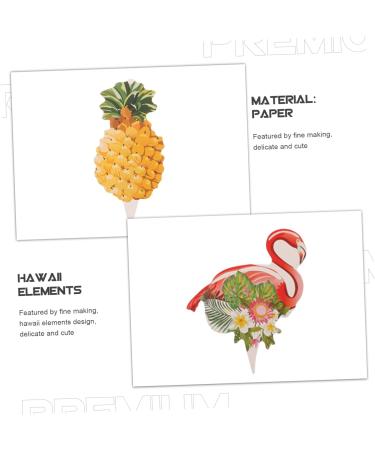 Alipis 24pcs Hawaii Cupcake Wrappers Hawaii Cupcake Toppers Hawaiian Cake Picks Birthday Cupcake Toppers Hawaiian Decor Hawaii Cake Pick Tropical Wedding Decor Leaves Paper Tray - Buy Online on GoSupps.com
