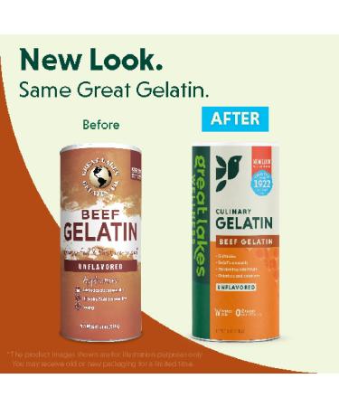Great Lakes Wellness  Beef Gelatin -  16 Oz - Buy Online on GoSupps.com