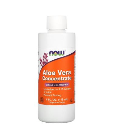 Now Foods Jus de Vera d'alo s 4floz (118ml) 40:1 Concentr de jus de vera d'alo s