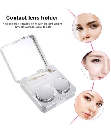 4-Piece Travel Set: Square Glasses Case & Contact Lens Holder | Compact & Invisible Storage Solutions - Buy Online on GoSupps.com