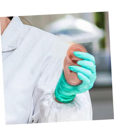 Healvian Human Ear Model Massage Kit Piercing Tools - Silicone Coffee Ear Mold 6.5x3.5cm - Buy Online on GoSupps.com