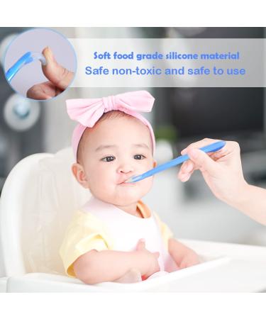 6-Piece BPA-Free Silicone Baby Bite Tube Set | Dental Aid & Food-Grade Bite Rings | Includes Cleaning Tool & Spoon | International Shipping Available - Buy Online on GoSupps.com