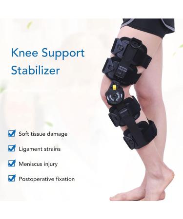 Buy Adjustable Hinged Knee Brace | Knee Immobilizer & Stabilizer for Effective Support | International Shipping Available - Buy Online on GoSupps.com
