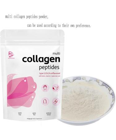 New Upgrade Multi Collagen Protein Powder Multi Collagen Peptides Types i ii iii v x Hydrolyzed Collagen Peptides with Hyaluronic Acid Biotin & Vitamin C Unflavored (1) - Buy Online on GoSupps.com