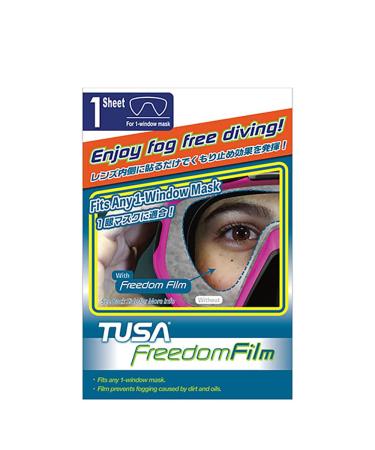 TUSA Anti-Fog Freedom Film for all Scuba/Snorkeling Single Window