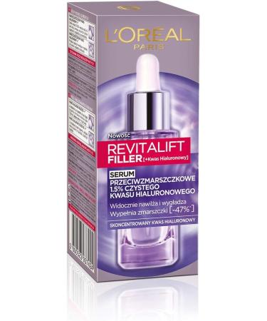 L'OREAL LOREAL PARIS Revitalift Filler 15 Hyaluronic Acid Serum 30 ml - Buy Online on GoSupps.com