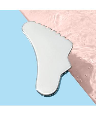 Shop Sacheu Stainless Steel Gua Sha - Unisex Body Tool for Ultimate Skincare | International Shipping Available - Buy Online on GoSupps.com