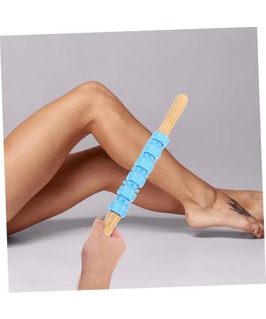 Healeved Scrollrad Muscle Roller - Handmade Wooden & Carbon Steel Yoga Massage Device for Leg & Body Relief | Best Fitness Equipment - Buy Online on GoSupps.com