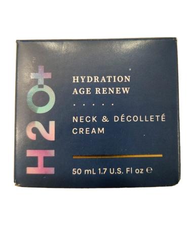 Hydration Age Renew Neck and D collet Cream by H2O+ Anti-Aging Formula to Improve Crepiness and Vertical Lines - Hydration Age Renew Collection Improves the Appearance of Fine Lines and Wrinkles
