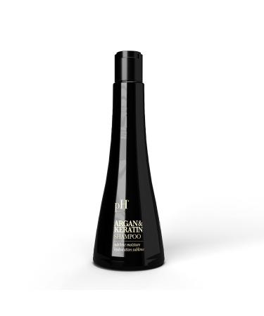 pH Labs Argan & Keratin Shampoo - Hydrating Formula for Deep Cleansing Lustrous Hair and Color Protection (8.45 oz)