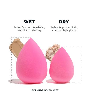 AOA Studio Beauty Makeup Sponge Blender Combo Set - Latex Free & High Definition (5 Pack) - Ideal for Powder, Cream, and Liquid Makeup - Perfect Gift Option - Buy Online on GoSupps.com