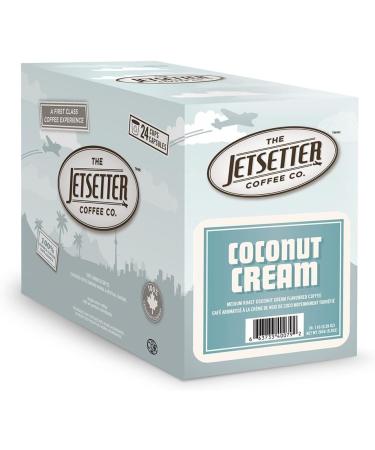 Jetsetter Coconut Cream Single Serve Coffee 24 Pack Coconut Cream 1 count (Pack of 24) - Buy Online on GoSupps.com