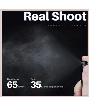 UULANFA Portable Mini Refillable Perfume Atomizer Bottle - Travel-Sized Cologne Sprayer Y-Black - Buy Online on GoSupps.com