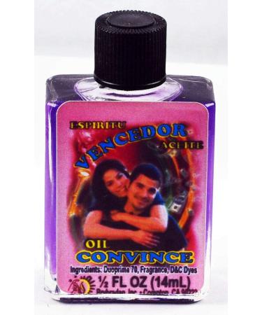1 Piece BRYBRADAN Convince Spiritual Oil VENCEDOR ACEITE ESPIRITUAL -1/2 FL OZ 14.7ML CONVINCE 1 Fl Oz (Pack of 1)