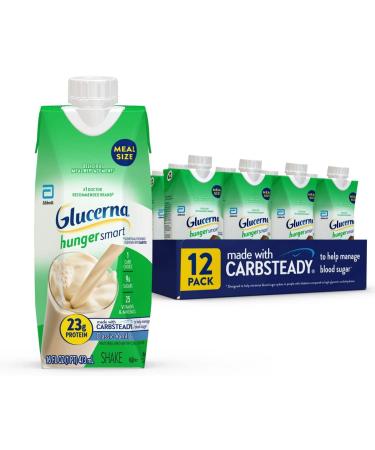 Glucerna Hunger Smart Shake Diabetic Drink Blood Sugar Management 15g Protein 180 Calories & Hunger Smart Meal Size Shake Diabetic Meal Replacement Blood Sugar Management - Buy Online on GoSupps.com