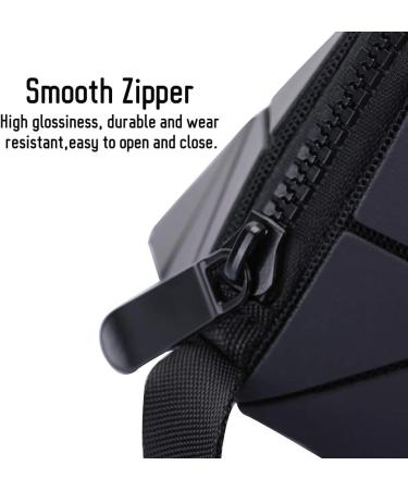 Shiny Geometric Striped Cosmetic Bags - Portable Waterproof Makeup Organizers for Travel | International Shipping Available - Buy Online on GoSupps.com